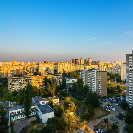 Kvartirkoff na Bogatirskaya 6a, 17 floor Kiev Bagian luar foto