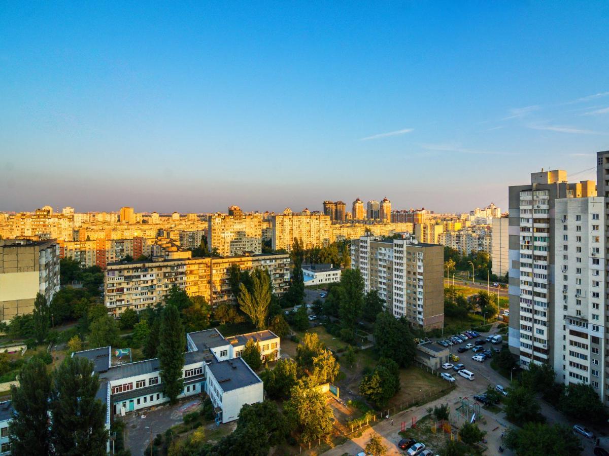 Kvartirkoff na Bogatirskaya 6a, 17 floor Kiev Bagian luar foto