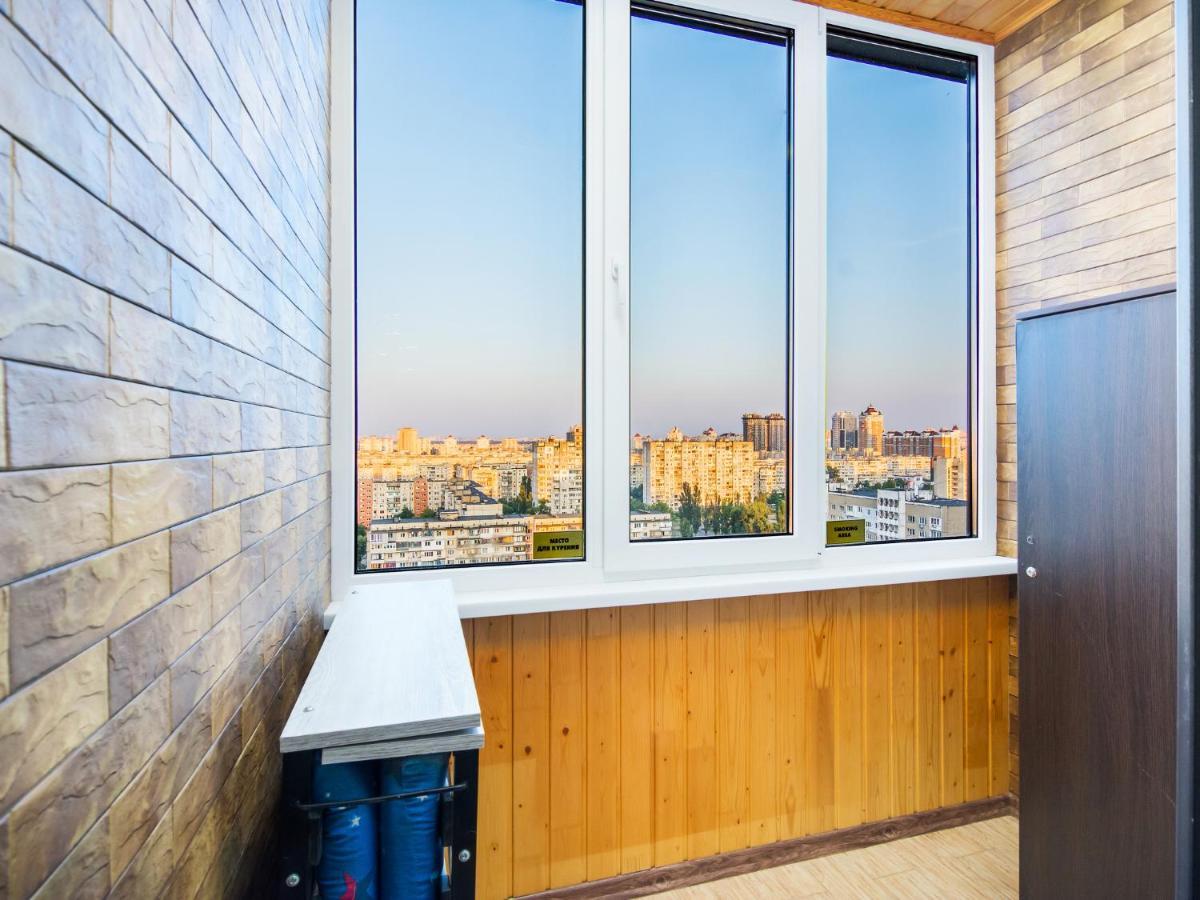 Kvartirkoff na Bogatirskaya 6a, 17 floor Kiev Bagian luar foto